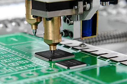 QFN DFN and LGA soldering detail for industrial control PCB assembly