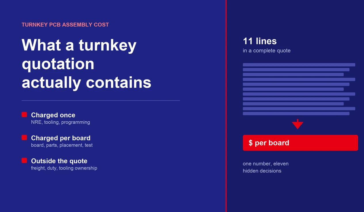 Turnkey PCB Assembly Cost: What a Quote Actually Includes